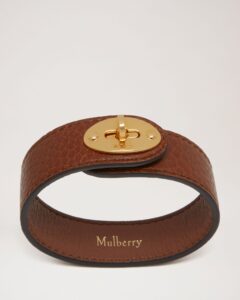 Brown mini leather bracelet