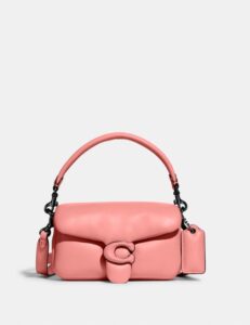 Bright pink stylish shoulder bag