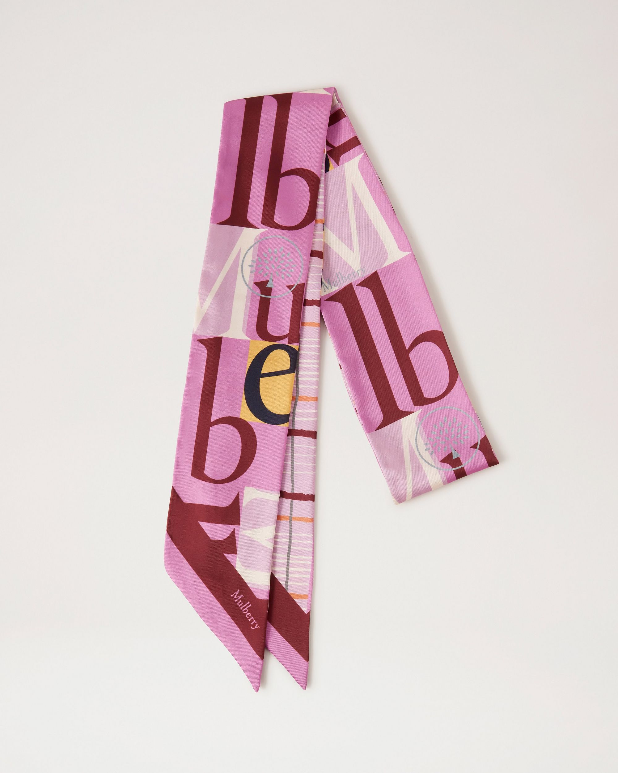 Aesthetic pink designer scarf