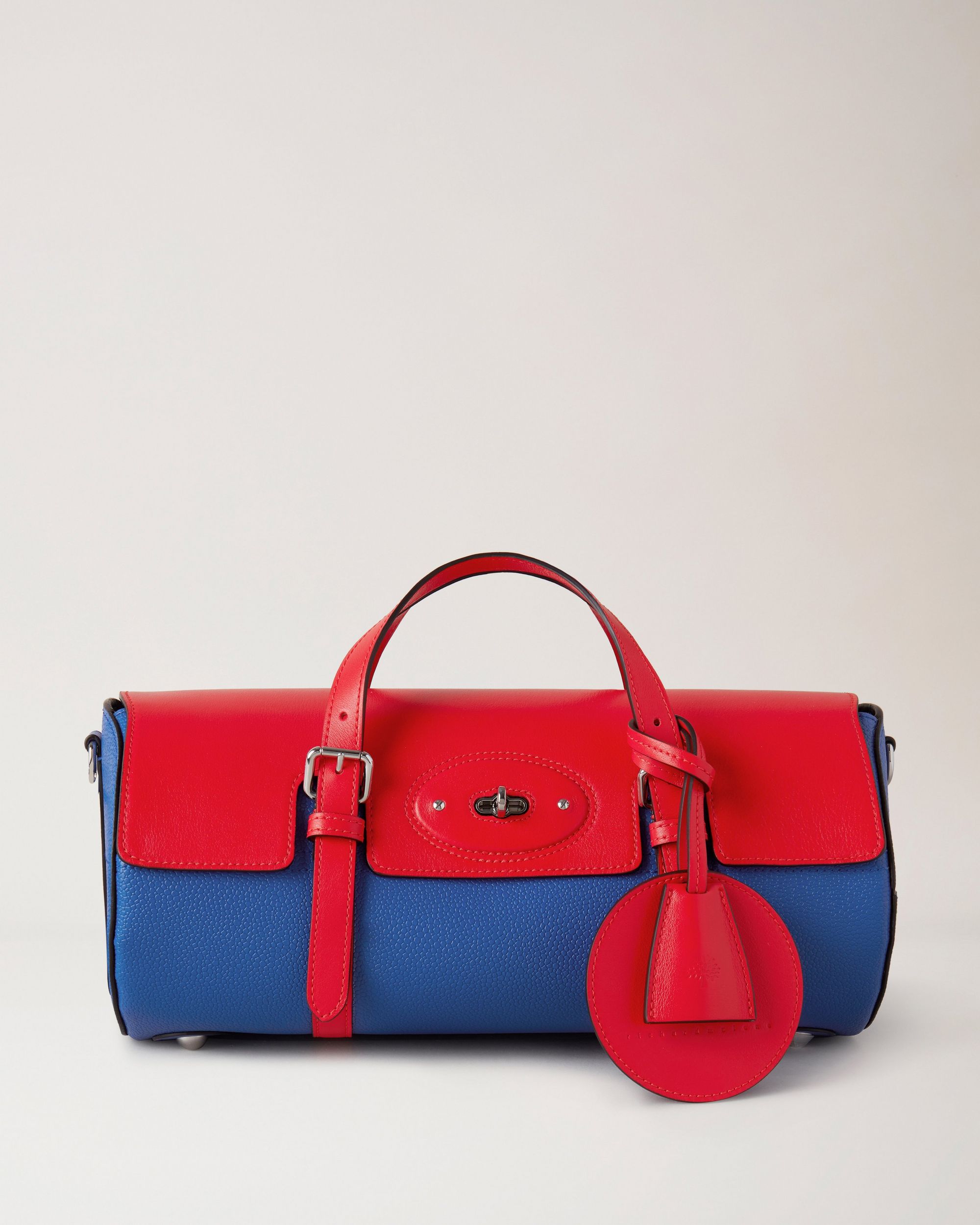 Red and blue luxury gym bag