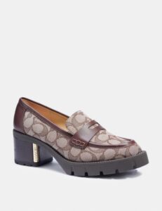Designer chunky loafers