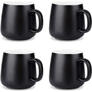 Black and white ceramic mugs