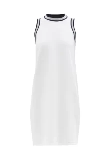 White tennis dress with no sleeves