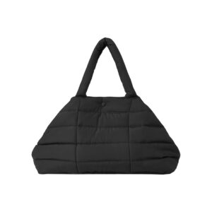 Black padded women’s gym bag