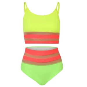 Aesthetic neon bikini set