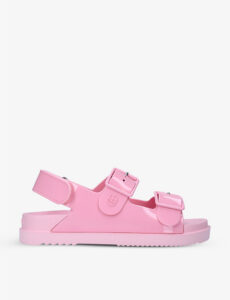 Rose pink designer rubber sandals