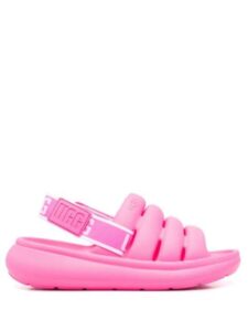 Pink aesthetic UGG flat sandals