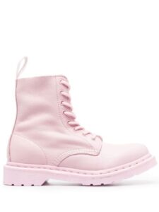 Women’s baby pink high tops with pink laces