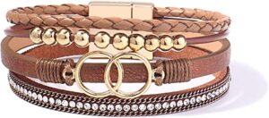 Boho chic aesthetic stackable bracelets