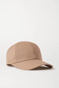 Beige baseball cap for women