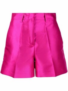 Women’s dark pink high waisted shorts