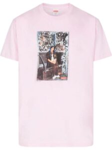 Pastel pink t-shirt for women