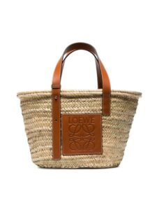 Designer medium sized basket bag