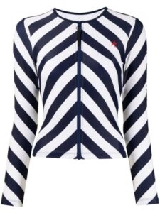 Navy and white striped jumper for French aesthetic outfits.