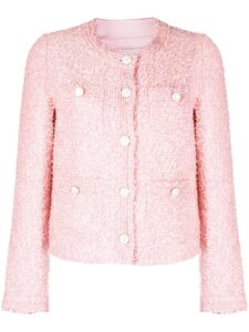 Light pink tweed jacket