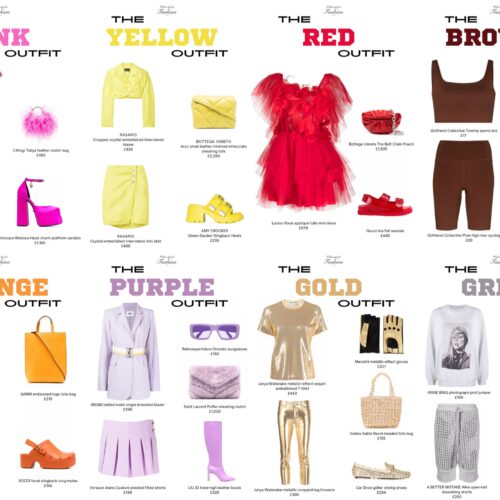 Block colour outfits ideas