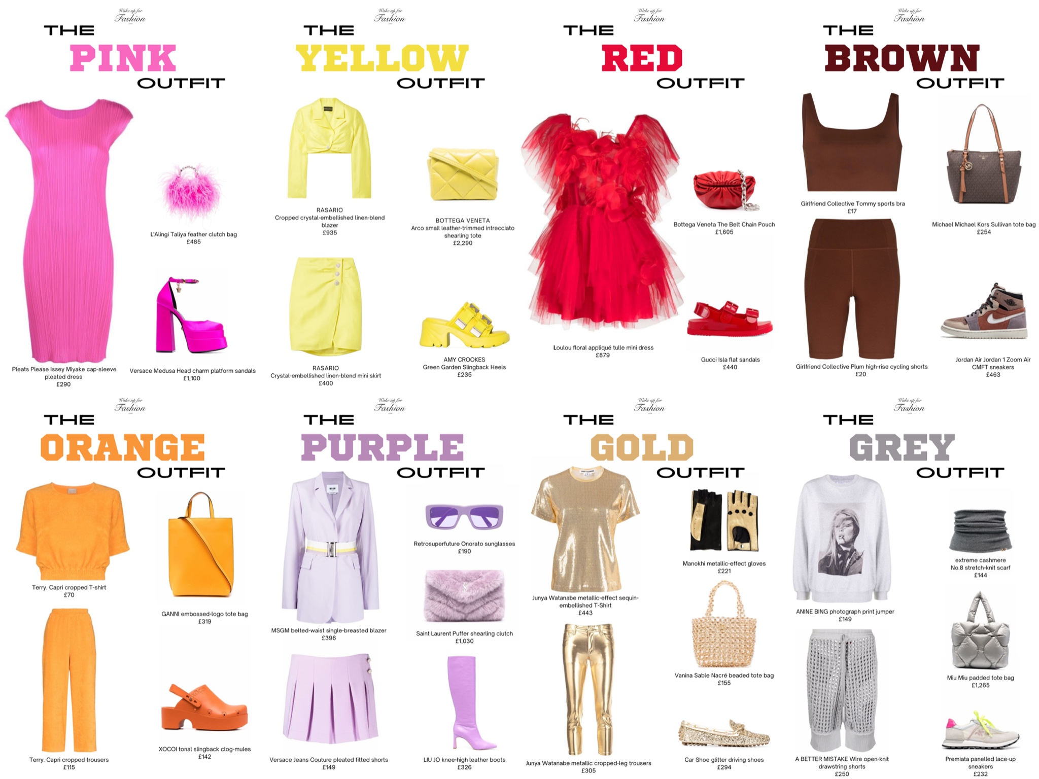 Block colour outfits ideas 