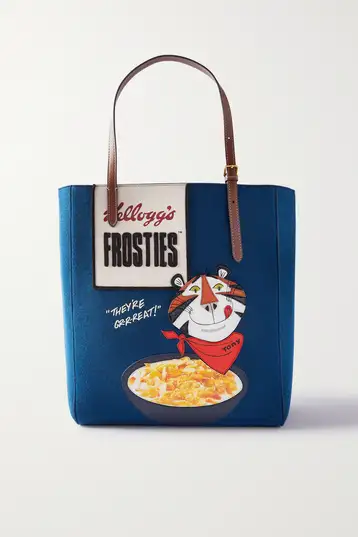 Dark blue “Frosties” handbag