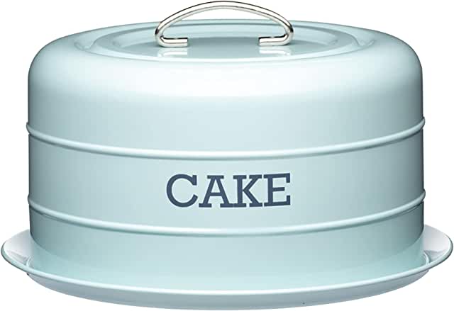 Blue cake tin for kitchen