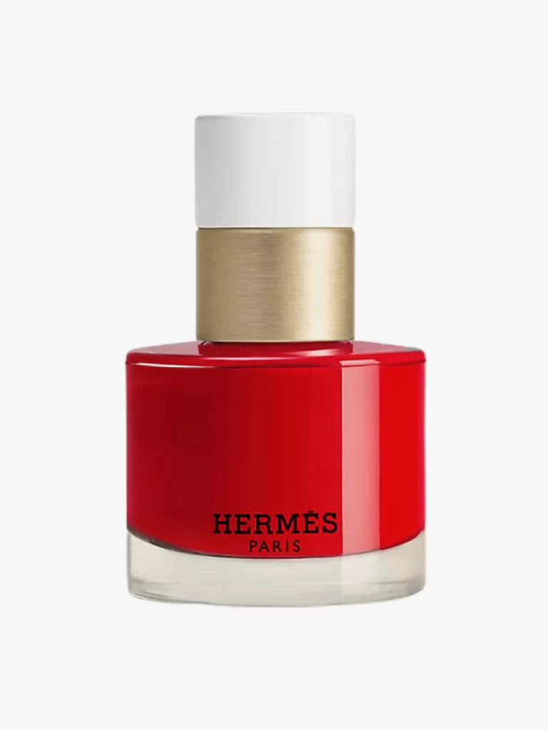 Red Hermes nail polish