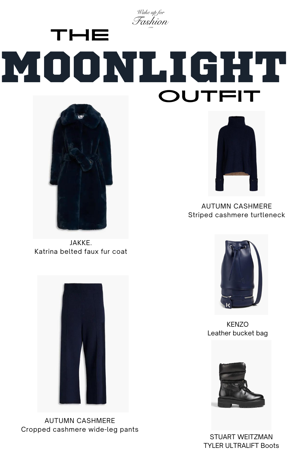 Navy winter outfit for women