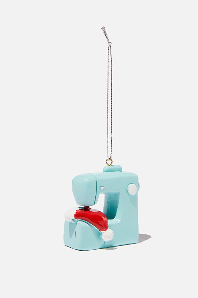 Sewing machine Resin Christmas Ornament