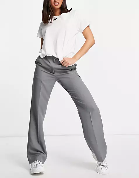 Women’s charcoal grey trousers