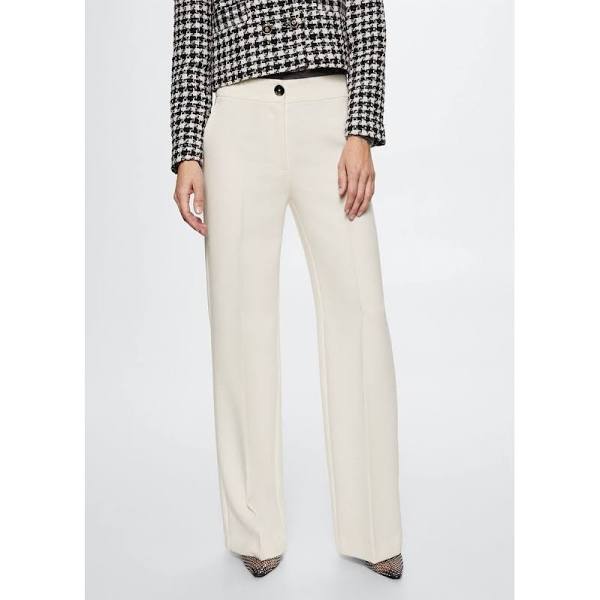 Women’s white wide legtrousers