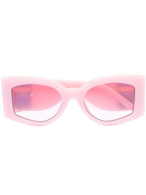 Designer pink sunglasses