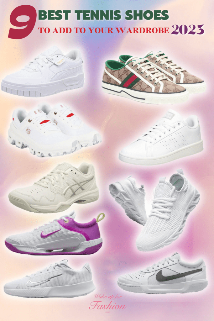 Collection of the best tennis shoes for women in 2023.