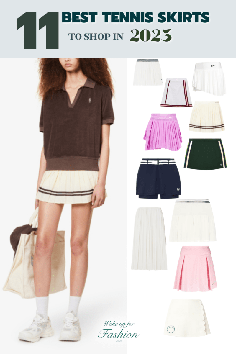 Collection of stylish tennis skirts 2023.