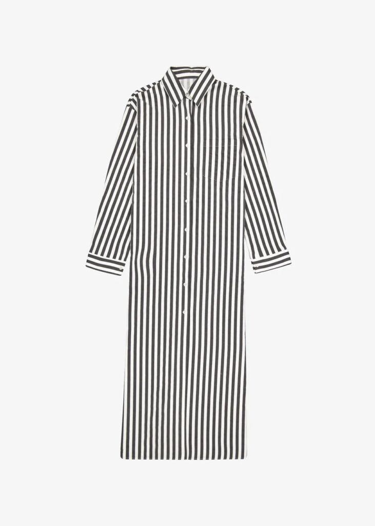 Black and white striped dress from The Frankie Shop.