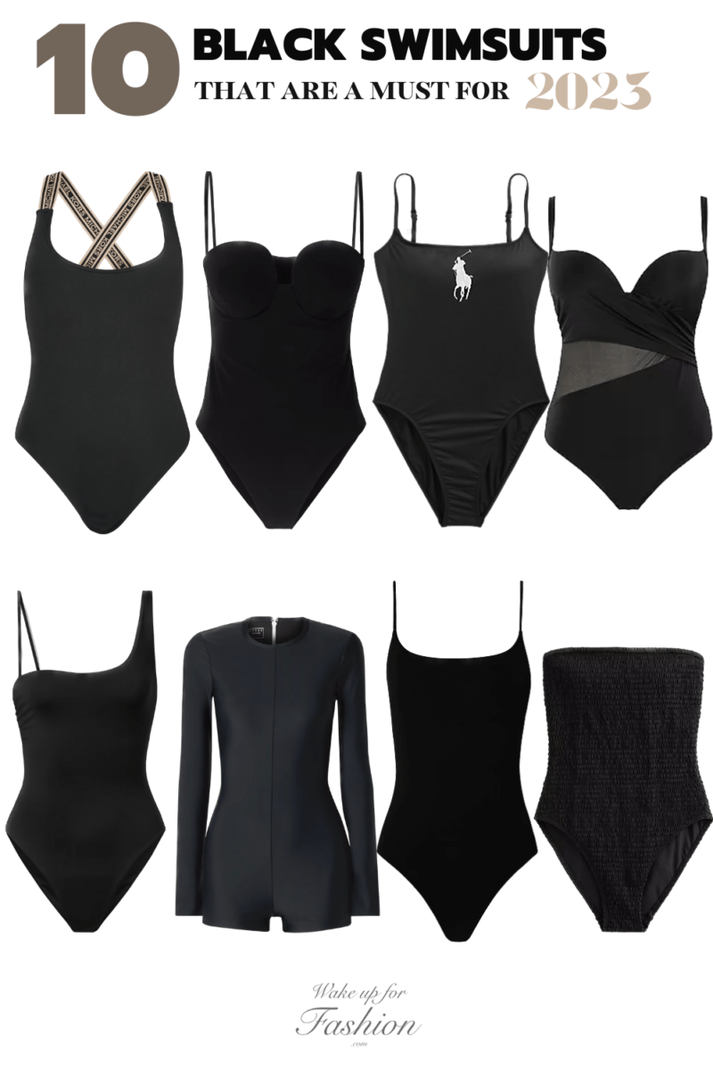 Collection of all the best women’s black swimsuits in 2023.