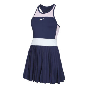 Navy blue tennis dress by Nike.