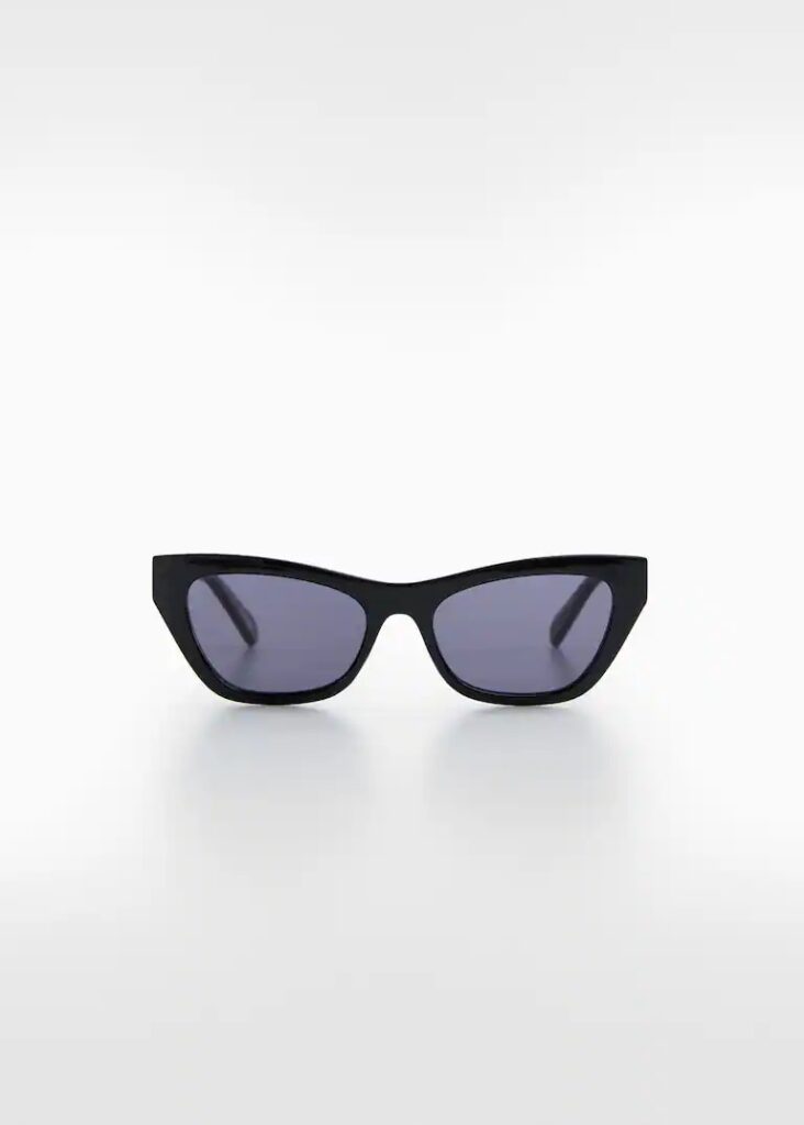 Black cat eye sunglasses from Mango.