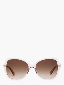 Women’s beige sunglasses by Kate Spade.