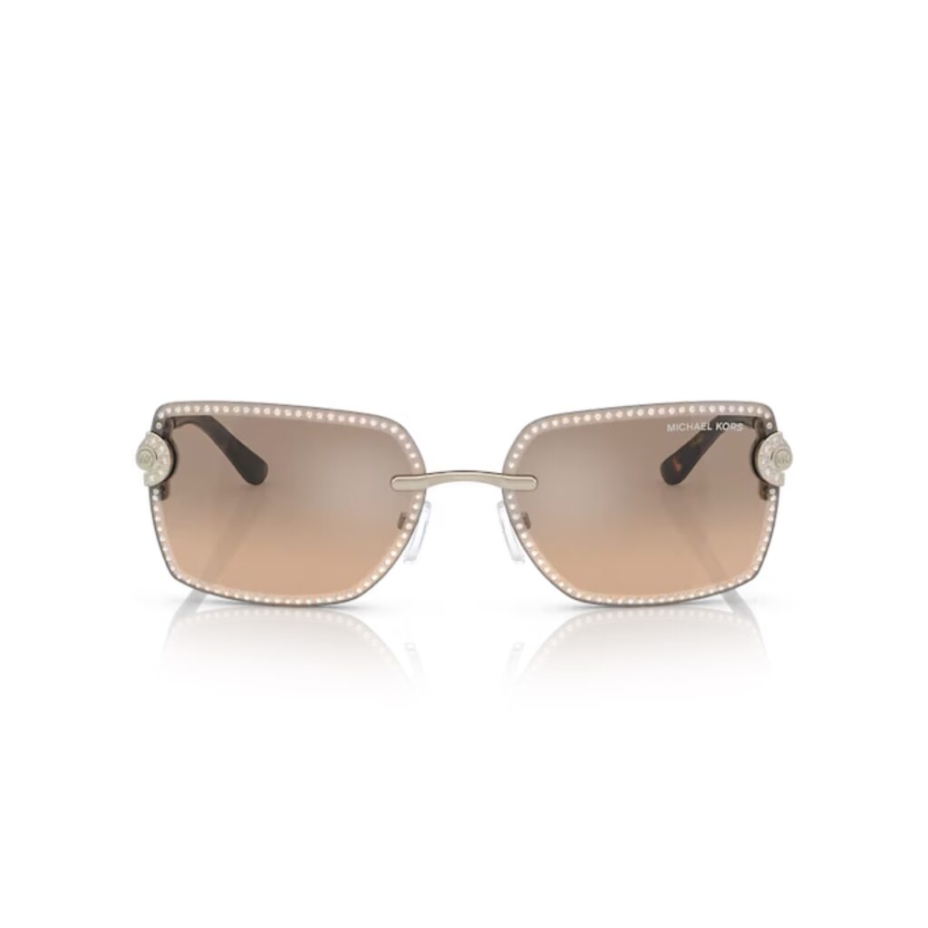 Michael Kors sunglasses with brown lenses.