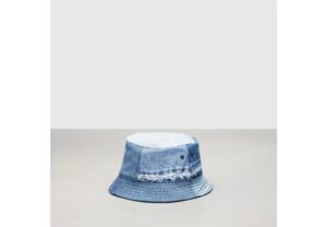 Coachtopia bucket hat made with repurposed denim.