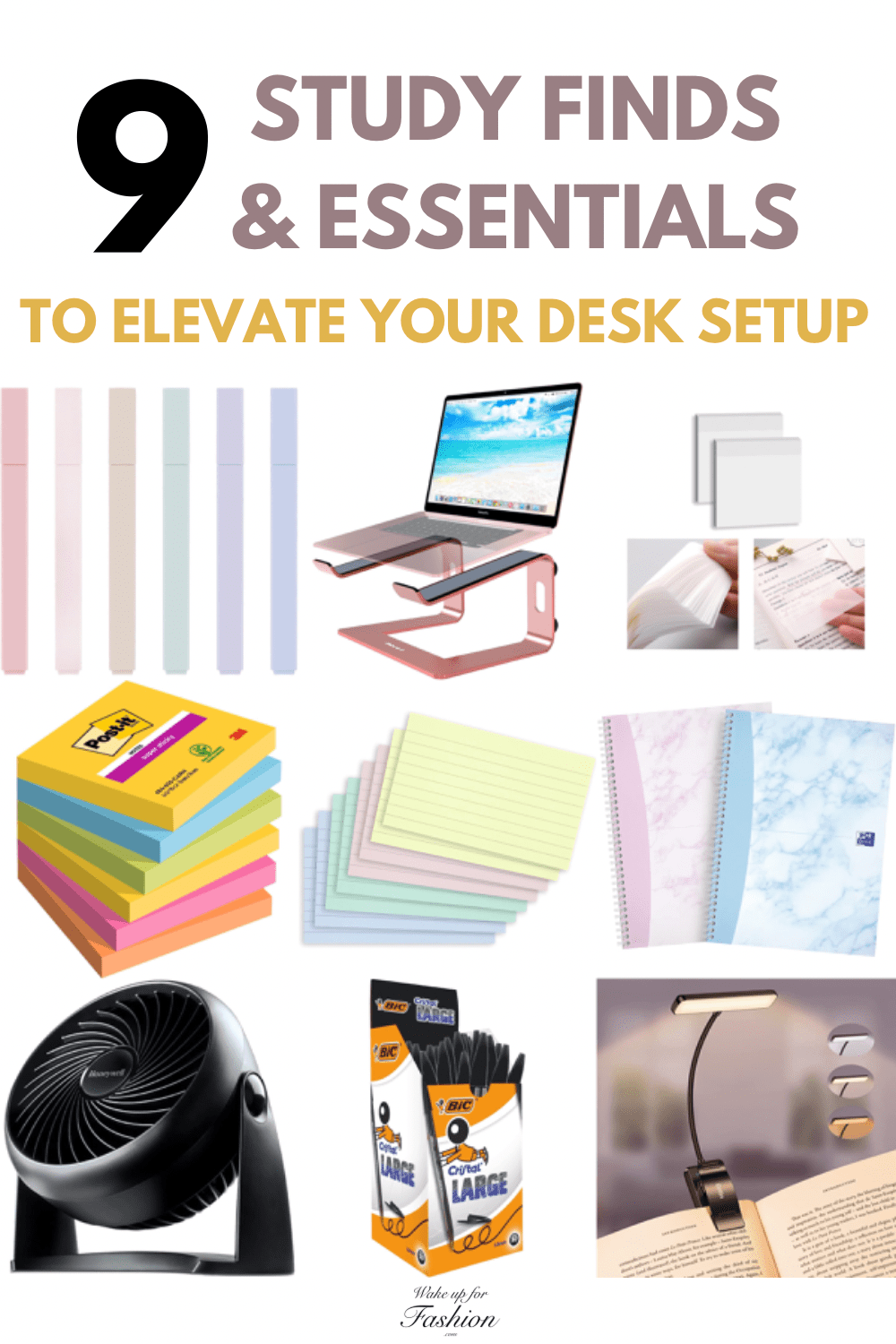 9 Study Finds & Essentials To Elevate Your Desk Setup - Wake Up For Fashion