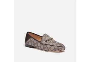 Coach brown loafers