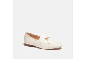 White loafers from Coach