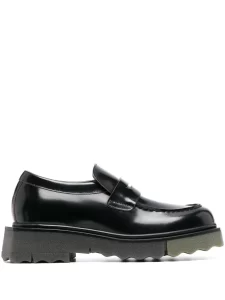 Black chunky loafers by Off-White