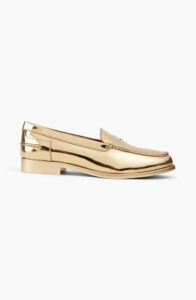 Gold loafers by TOD’S