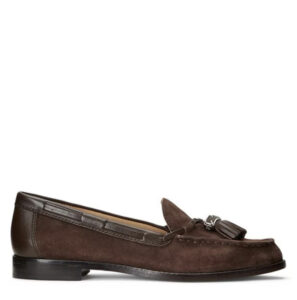 Ralph Lauren brown suede loafers