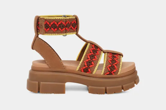 UGG chestnut braid sandals