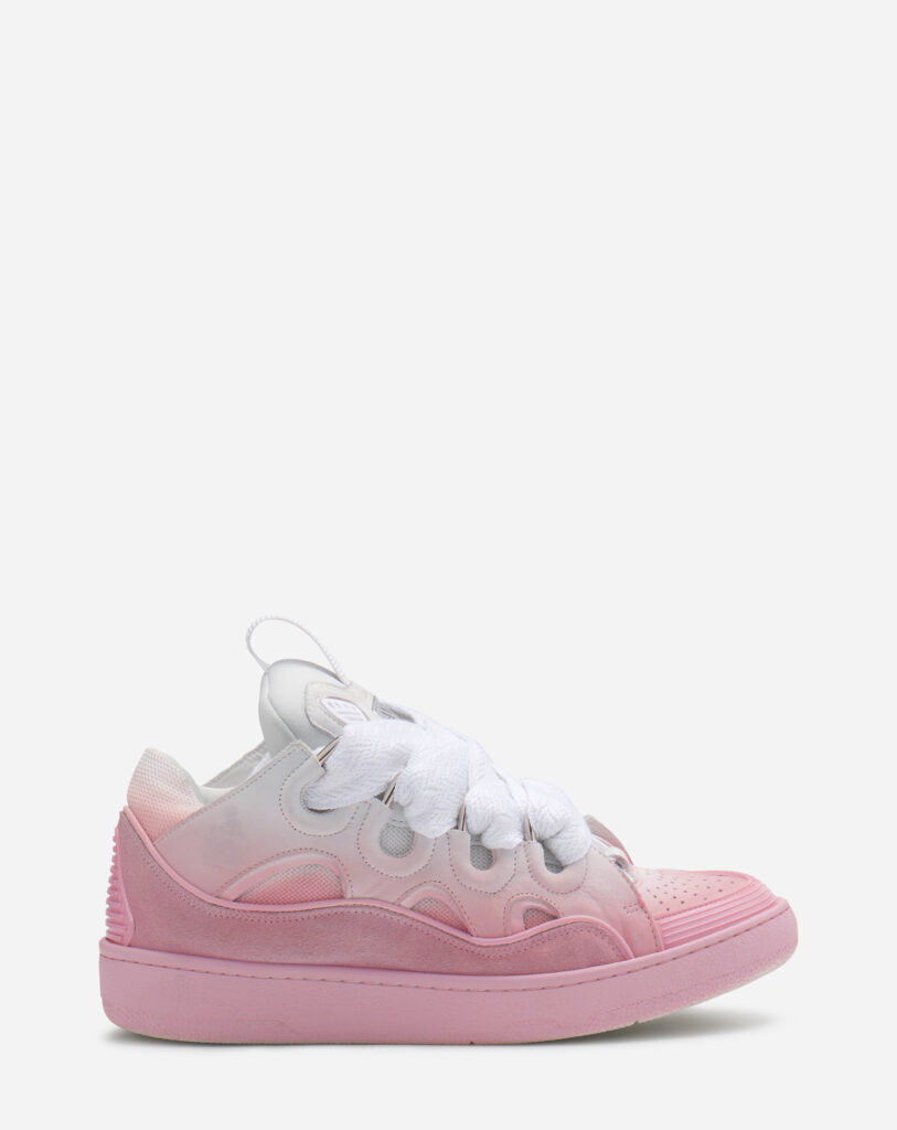 Pink and white Lanvin sneakers