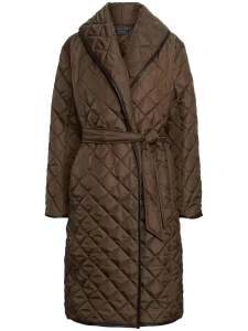 Women’s Ralph Lauren quilted brown winter coat