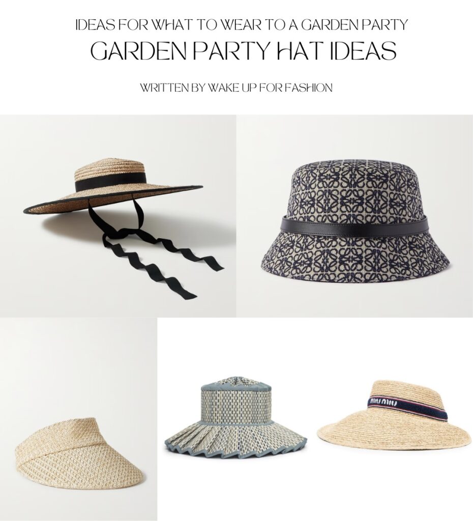 Collection of garden party hats
