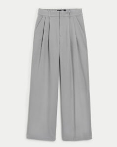 Grey Hollister wide leg trousers