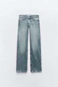 Low rise straight jeans from ZARA